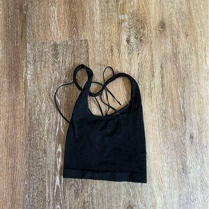 xs black tank top